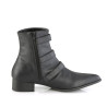 Demonia WARLOCK-50-B Black Vegan Winklepicker Men Boots
