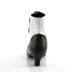 Bordello FLORA-1023 White Black Vegan Women Boots