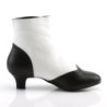Bordello FLORA-1023 White Black Vegan Women Boots