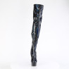 Pleaser DELIGHT-3000HWR Black Hologram Patent Sale Women