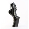 Pleaser FORBIDDEN-1020 Black Patent Heeled Ankle Boots