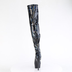Pleaser DELIGHT-3000HWR Black Hologram Patent Sale Women