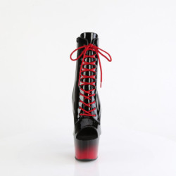 Pleaser ADORE-1021BR-H Black Patent Black-Red Sale Women