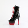 Pleaser ADORE-1021BR-H Black Patent Black-Red Sale Women