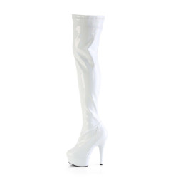 Pleaser DELIGHT-3000HWR White Hologram Patent Sale Women