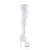 Pleaser DELIGHT-3000HWR White Hologram Patent Sale Women