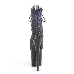 Pleaser FLAMINGO-1021OMBG Purple Glitter Black Sale