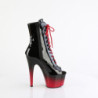 Pleaser ADORE-1021BR-H Black Patent Black-Red Sale Women