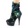 Pleaser DELIGHT-1004 Green Sequins Black Sale Women