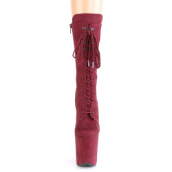 Pleaser FLAMINGO-1050FS Burgundy Vegan Suede Sale Women