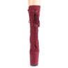 Pleaser FLAMINGO-1050FS Burgundy Vegan Suede Sale Women