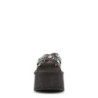 Demonia FUNN-29 Black Vegan Platform Women Mules