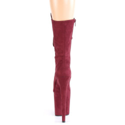 Pleaser FLAMINGO-1050FS Burgundy Vegan Suede Sale Women