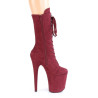 Pleaser FLAMINGO-1050FS Burgundy Vegan Suede Sale Women
