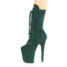 Pleaser FLAMINGO-1050FS Green Suede Sale Women