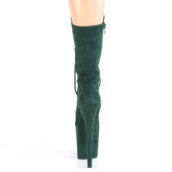 Pleaser FLAMINGO-1050FS Green Suede Sale Women