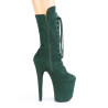 Pleaser FLAMINGO-1050FS Green Suede Sale Women