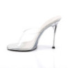 Fabulicious GALA-01 Transparent Lucite Mules Women