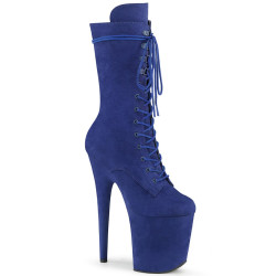Pleaser FLAMINGO-1050FS Blue Vegan Suede Sale Women