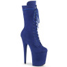 Pleaser FLAMINGO-1050FS Blue Vegan Suede Sale Women
