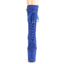 Pleaser FLAMINGO-1050FS Blue Vegan Suede Sale Women