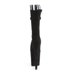 Pleaser FLAMINGO-1051FS Black Vegan Suede Sale Women