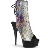 Pleaser DELIGHT-1018SP Color Snake Print Black Sale