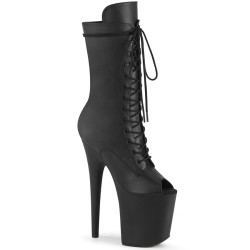 Pleaser FLAMINGO-1051WR Black Vegan Leather Sale Women