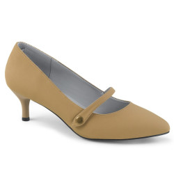 Pleaser Pink Label KITTEN-03 Taupe Nubuck Sale Women