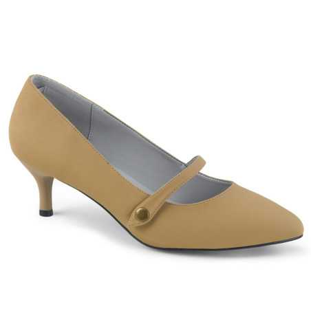 Pleaser Pink Label KITTEN-03 Taupe Nubuck Sale Women