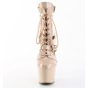 Pleaser ADORE-1013MST Nude Patent Women's Ankle Boots