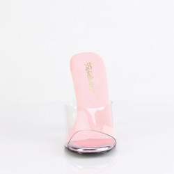 Fabulicious GALA-01DMM Transparent Rose Strass Mules