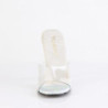 Fabulicious GALA-01DSP Transparent Silver Strass Mules