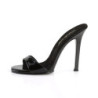 Fabulicious GALA-01S Black Patent High Heeled Mules