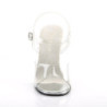 Fabulicious GALA-08 Clear Lucite High Heeled Sandals