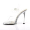 Fabulicious GALA-08 Clear Lucite High Heeled Sandals