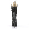 Pleaser Pink Label CHLOE-115 Black Vegan Heels Men