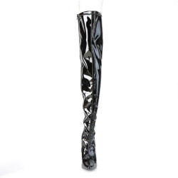 Pleaser CLASSIQUE-3000 Patent Thigh High Stiletto Boots