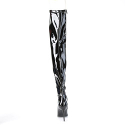 Pleaser CLASSIQUE-3000 Patent Thigh High Stiletto Boots