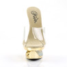 Pleaser ECLIPSE-601DM Transparent Gold Chrome Sale Women