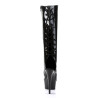 Pleaser DELIGHT-2018 Patent Platform Knee Boots