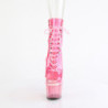 Pleaser ADORE-1021C-T Rose Translucent Pink Tinted Boots