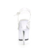 Pleaser ECHOLITE-708 Clear Light Up Platform High Heels