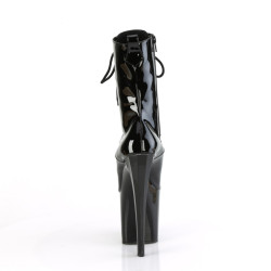 Pleaser ENCHANT-1040 Black Patent Women's Ankle Boots