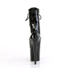 Pleaser ENCHANT-1040 Black Patent Women's Ankle Boots