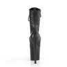 Pleaser ENCHANT-1040 Black Vegan Leather Ankle Boots