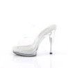 Fabulicious GLORY-502 Transparent High Heeled Mules