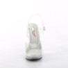 Fabulicious GLORY-508 Clear High Heeled Bridal Sandals