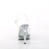 Fabulicious GLORY-508 Clear High Heeled Bridal Sandals