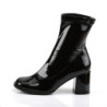 Funtasma GOGO-150 Black Patent Chunky Ankle Boots